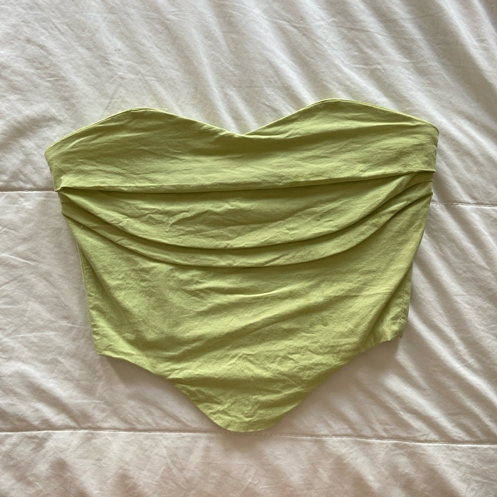 Green Corset Top